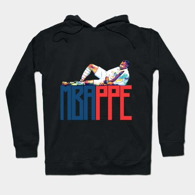 Mbappe WPAP Hoodie by giltopann